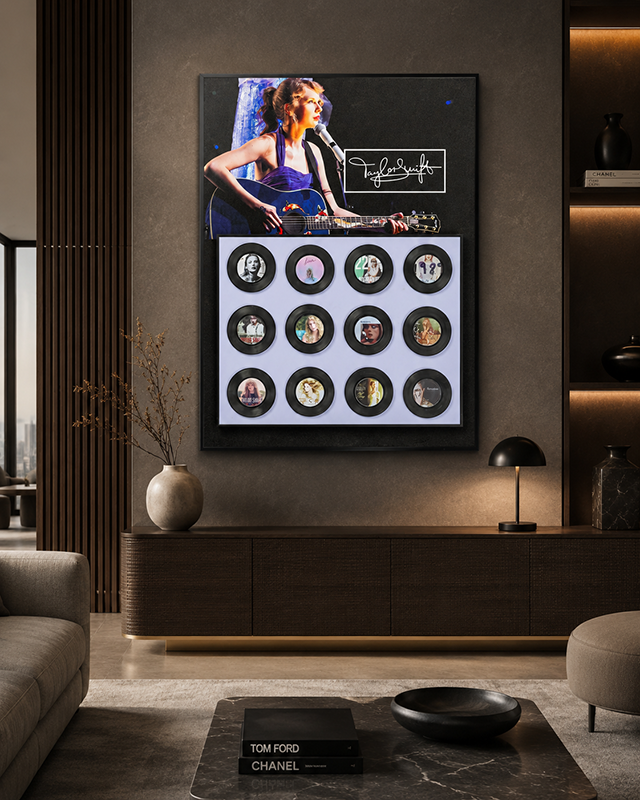The Melody of Taylor Swift Wall Decoration Pop Art Shadow box