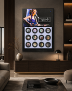 The Melody of Taylor Swift Wall Decoration Pop Art Shadow box