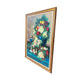 Rose Garden Glow 100% Decorative Hand painting for Home Decor (With Outer Floater Frame) (34x45.5 Inches) (Vitorian Frame)