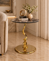 Helix Grace Side Table For Living Room - Gold