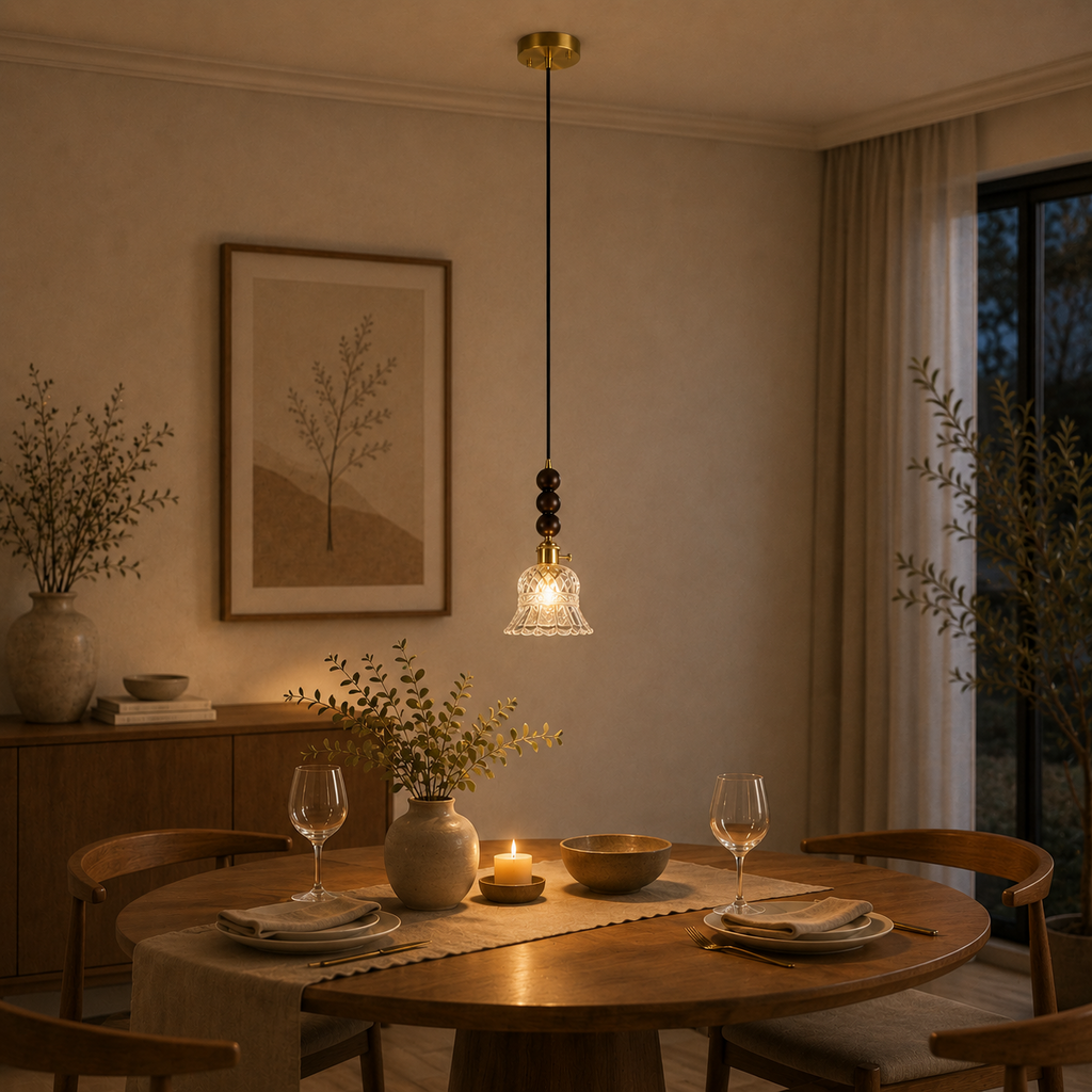 Morning Bloom Pendant Light For Home  & Item  for Home Decoration  - White