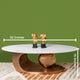 Amara Rose Gold Base Round Accent Table - Rose Gold (Stainless Steel)
