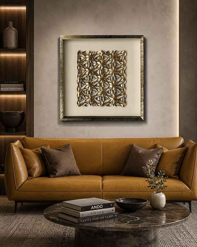 Elegant Matrix Shadow Box Wall Decoration Piece