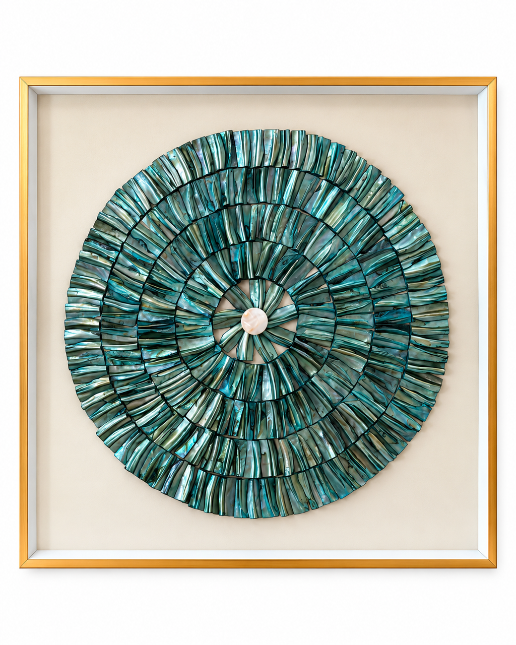 Ocean Vortex Shadow Box Wall Decoration Item