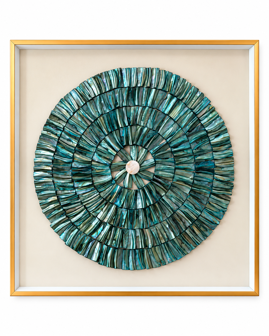 Ocean Vortex Shadow Box Wall Decoration Item