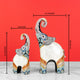 Charming Elephant and Baby Figurine Decorative Showpiece - Pair