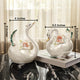 Tranquil Romance Swan Showpiece for Home and Item for Table Decoration