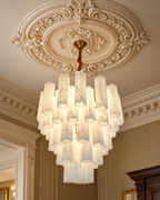 Elvaris Royale Chandelier for Home & item for Home Decoration - White