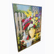 Garden Blossom Delight Hand Wall Decor Paintings for Home (With outer Floater Frame) (34x45.5 Inches)