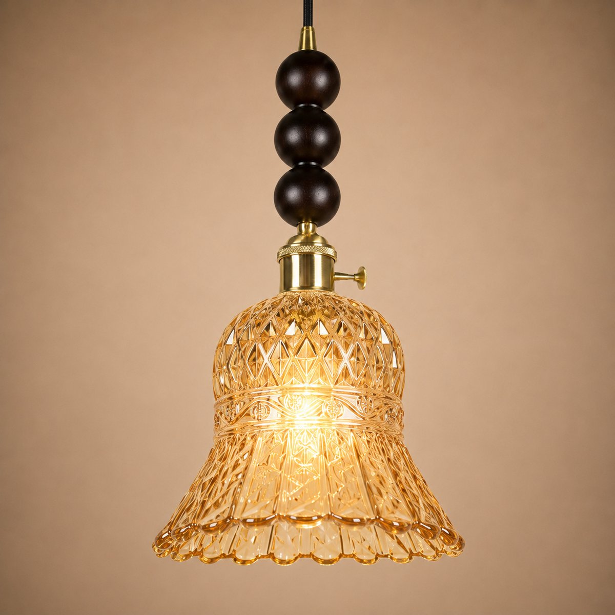 Morning Bloom Pendant Light For Home  & Item  for Home Decoration  - Amber