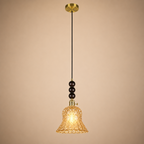 Morning Bloom Pendant Light For Home  & Item  for Home Decoration  - Amber