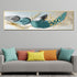 Coloured Feathers Stretched Canvas Print