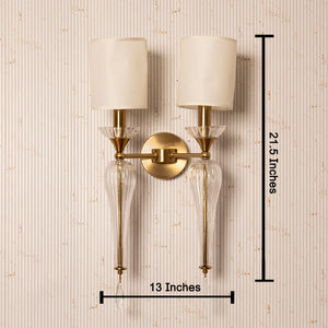 Tranquil Glow Illusion Wall Lights for Home & Item for Home Decoration - Double Sconce