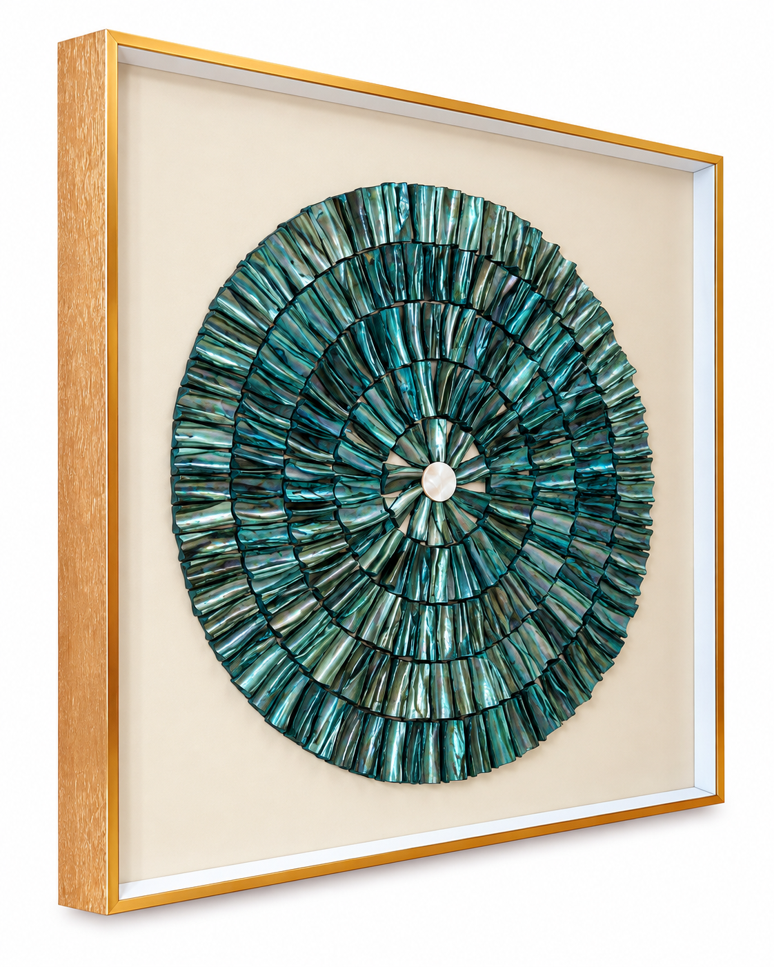 Ocean Vortex Shadow Box Wall Decoration Item