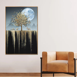 The Magical Tree Crystal Glass Painting