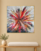 Luminescent Cascade Resin Art Wall Painting