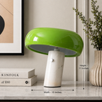 Capstone Glow Table lamp for Home & Item for Home Decoration - Green (Italian Designer Collection)