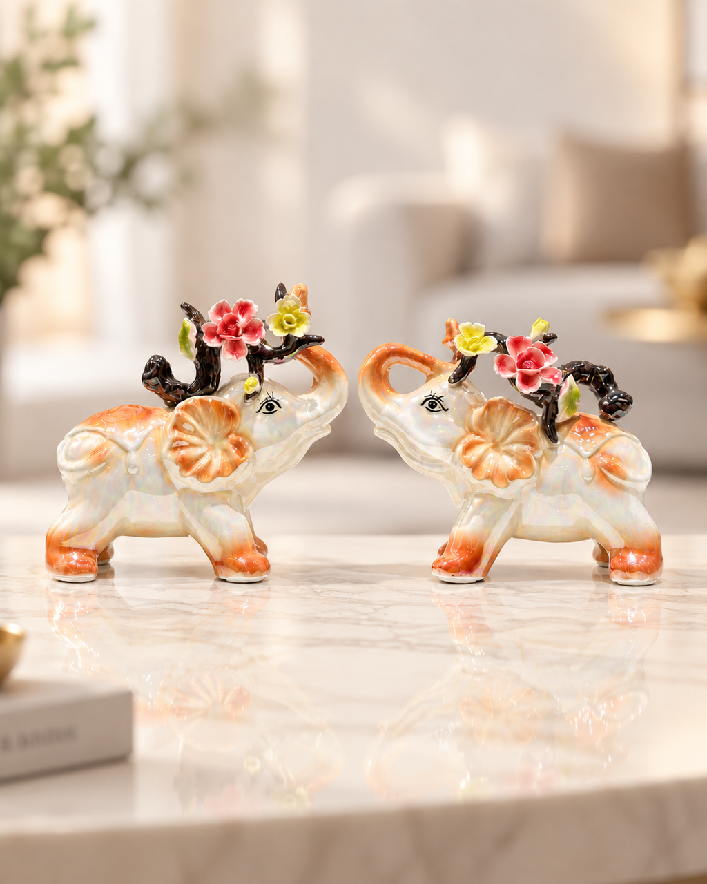 Royal Garden Home Decoration Showpiece - Brown