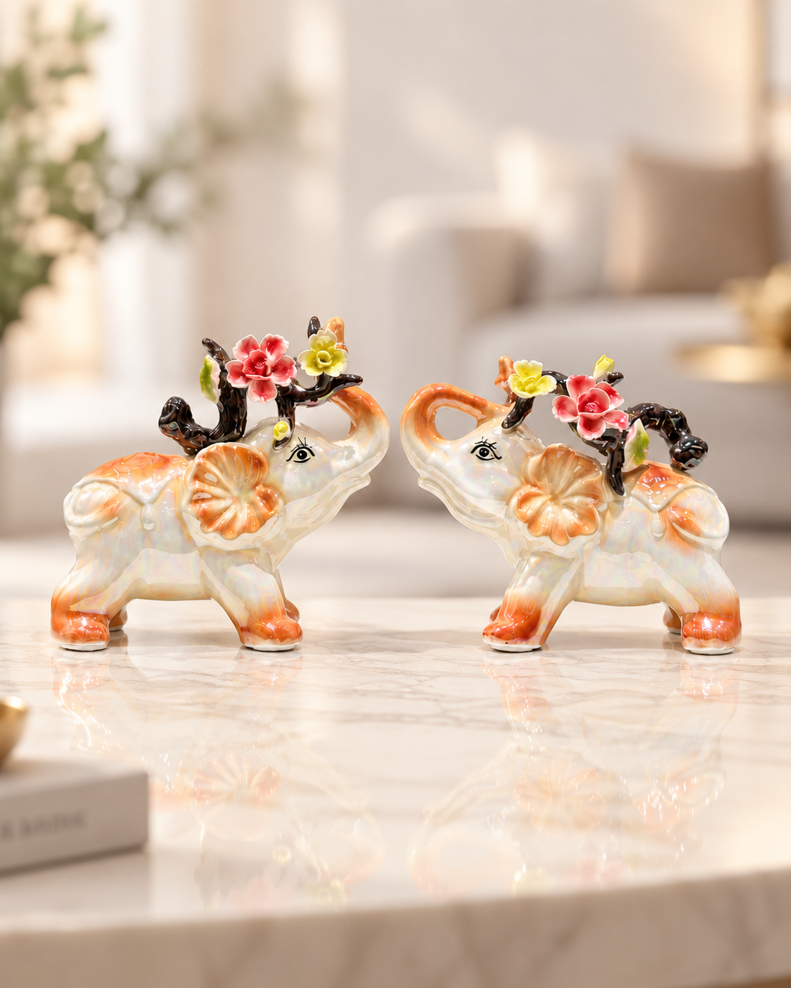 Royal Garden Home Decoration Showpiece - Brown
