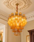 Elvaris Royale Chandelier for Home & item for Home Decoration - Amber