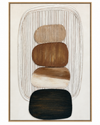 Modern Equilibrium Hand painting for Home & Wall Decoration Item (With Outer Floater Frame) (47x31.5 Inches)