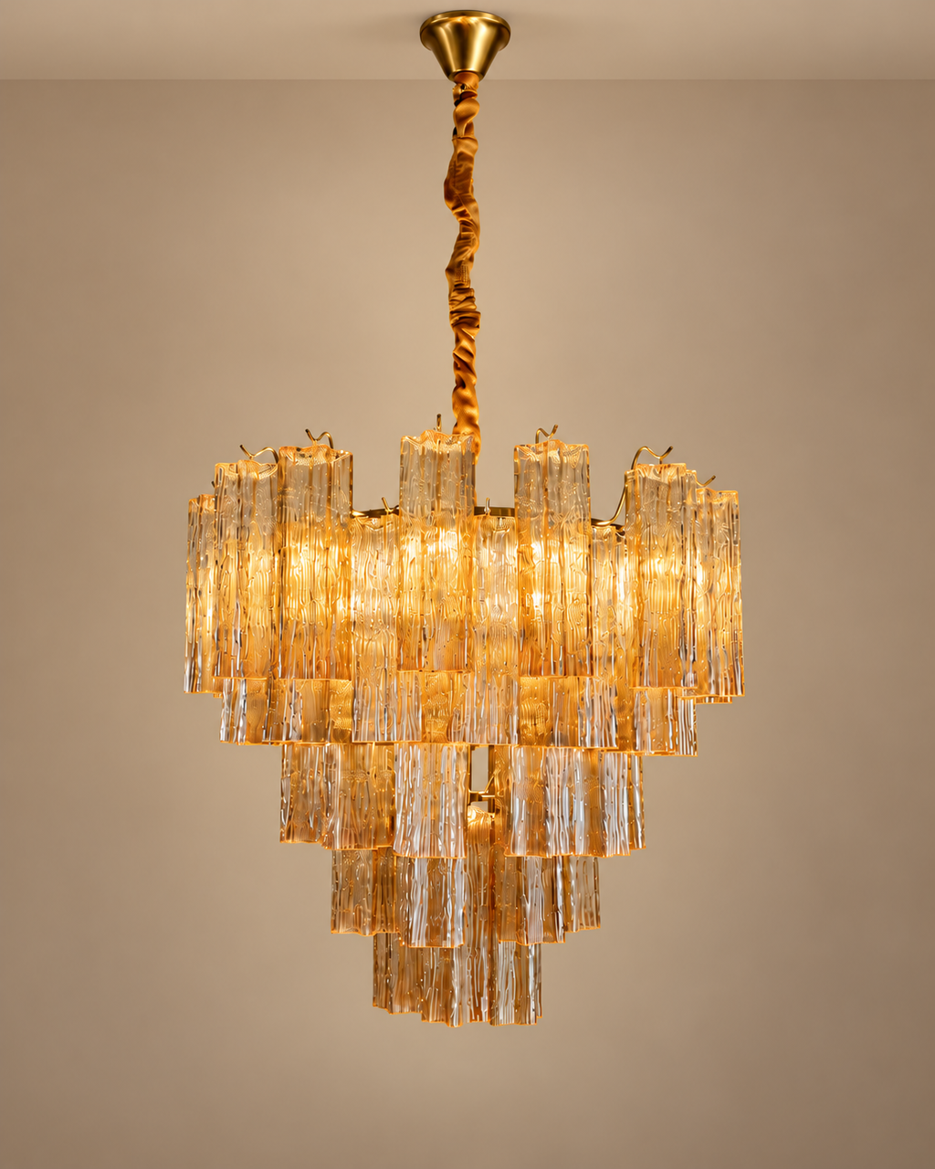 Elvaris Royale Chandelier for Home & item for Home Decoration - Amber