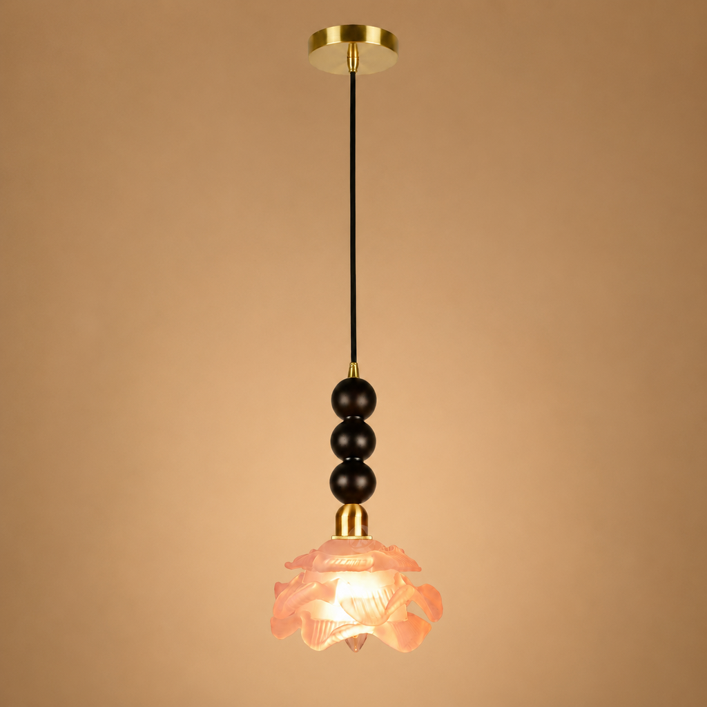 Rose Haven Pendant Light For Home  & Item  for Home Decoration - Pink