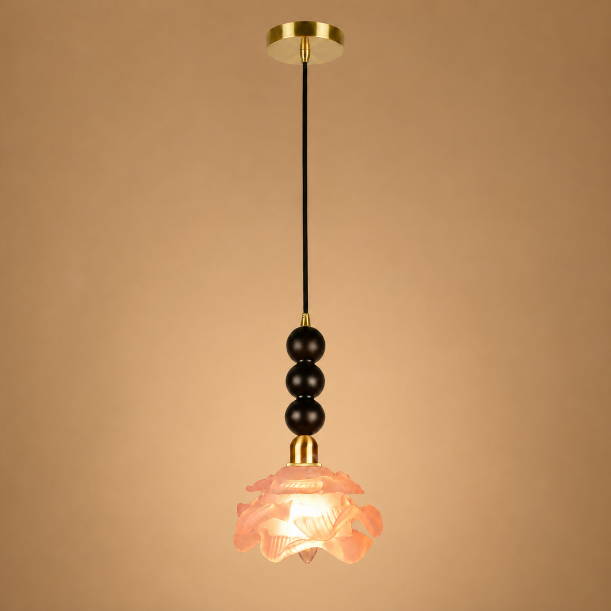 Rose Haven Pendant Light For Home  & Item  for Home Decoration - Pink