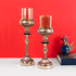 Luminous Elegance Candle Stand - Set of 2