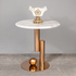 Ethereal Haven Side Table (Stainless Steel) - Rose Gold