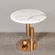 Ethereal Haven Side Table (Stainless Steel) - Rose Gold