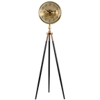 Momentum Dial Tripod Base Luxury Designer Clock With Moving Gear Mechanism