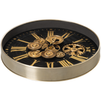 Time Lock Luxury Designer Watches Wall Clock Online With Moving Gear Mechanism Buy Wall Clock Online (Steel Body)