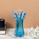 Cobalt Blue Wave Handblown Glass Vase & Decorative showpiece
