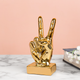 Golden Victory Finger Gesture Tabletop Decorative showpiece