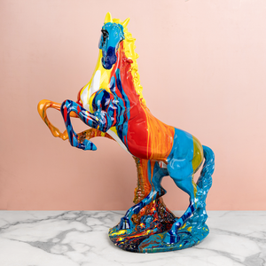 Rainbow Stallion Decorative Showpiece