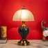 Cerulean Waves Ceramic Accent Table Lamp