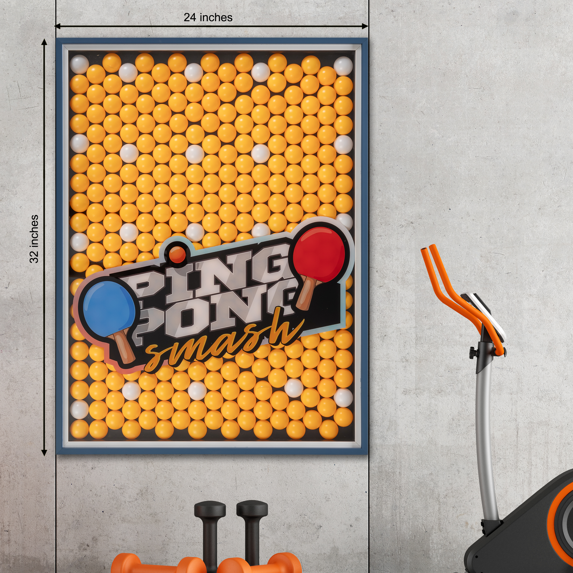 Buy Ping Pong Paradise Shadow Box | Dekor Company