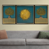 Sunny Day Tree Line Shadow Box - Set of 3