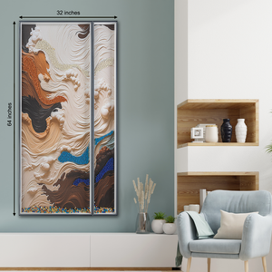 Artistic Abstraction Wall Art Shadow Box