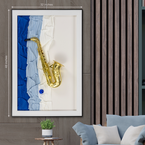 Saxophone Serenity Keep sake Shadow Box