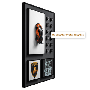 Lamborgini Car Racing Shadow Box