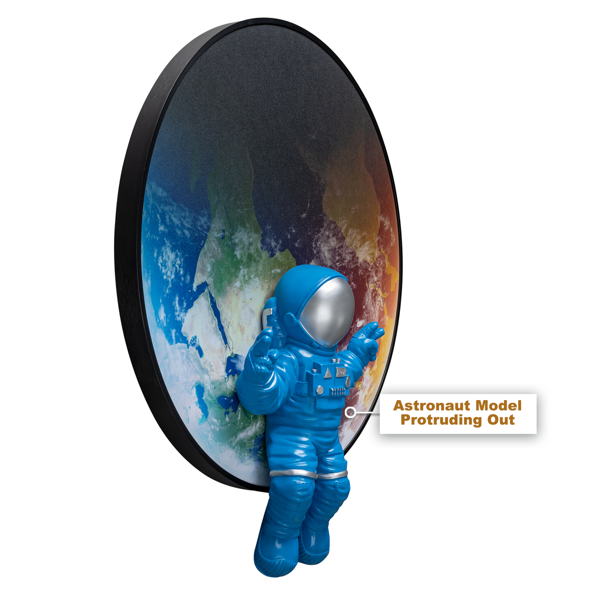 Dynamic Dexterity Pop Art Shadow Box Wall Decoration Piece - Blue