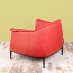 Aureate Accents Lounge Chair -  RED