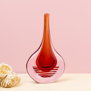 The Ocean Prism Handblown Glass Decorative Vase