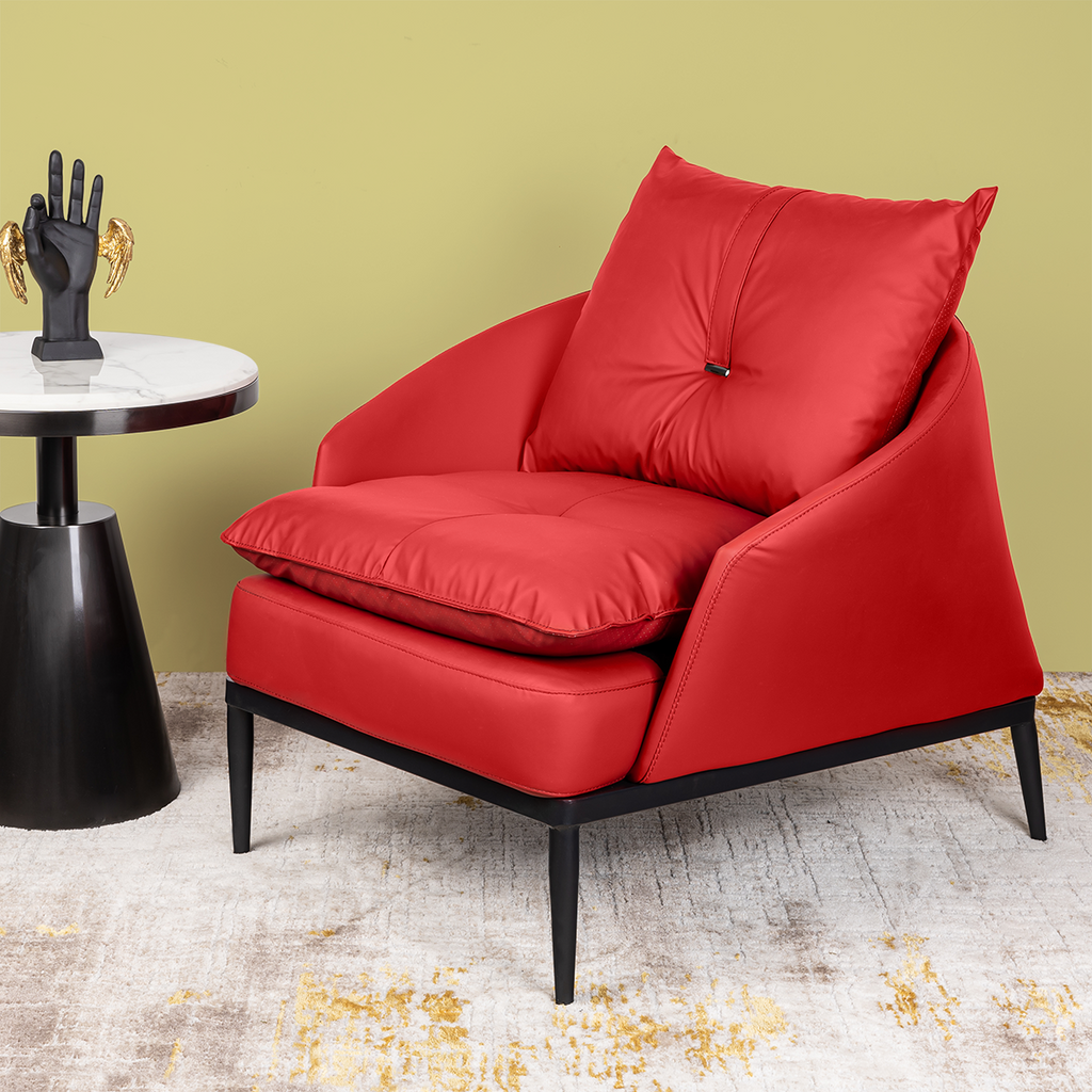 Jade Sanctuary Lounge Chair - Red