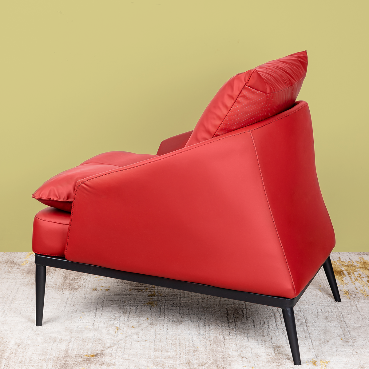 Jade Sanctuary Lounge Chair - Red