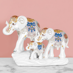 Elephant Family Unity Table Decoration Showpiece & Home Decoration Items