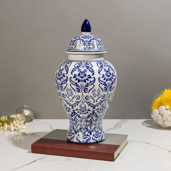 Ming Dynasty Decorative Ceramic Vase And Showpiece Blue - White (Blue Pottery)