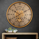 Milestone Marker Luxury Designer Wall Clock For Living Room With Moving Gear Mechanism Buy Wall Clock Online (Steel Body)